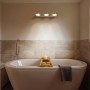 Ledvance Sun@Home Smart+ Badleuchte, silberfarben, Ø 30cm. Smarte Leuchte über Badewanne.