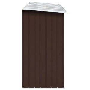 VidaXL Brennholzlager, braun, verzinkter Stahl, 330x84x152 cm. Zubehör für Kamine & Öfen.