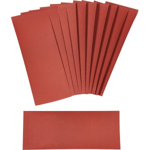 LUX Schleifstreifen K40, 10 Stück, für Schwingschleifer. Zum Schleifen von Holz und Metall.