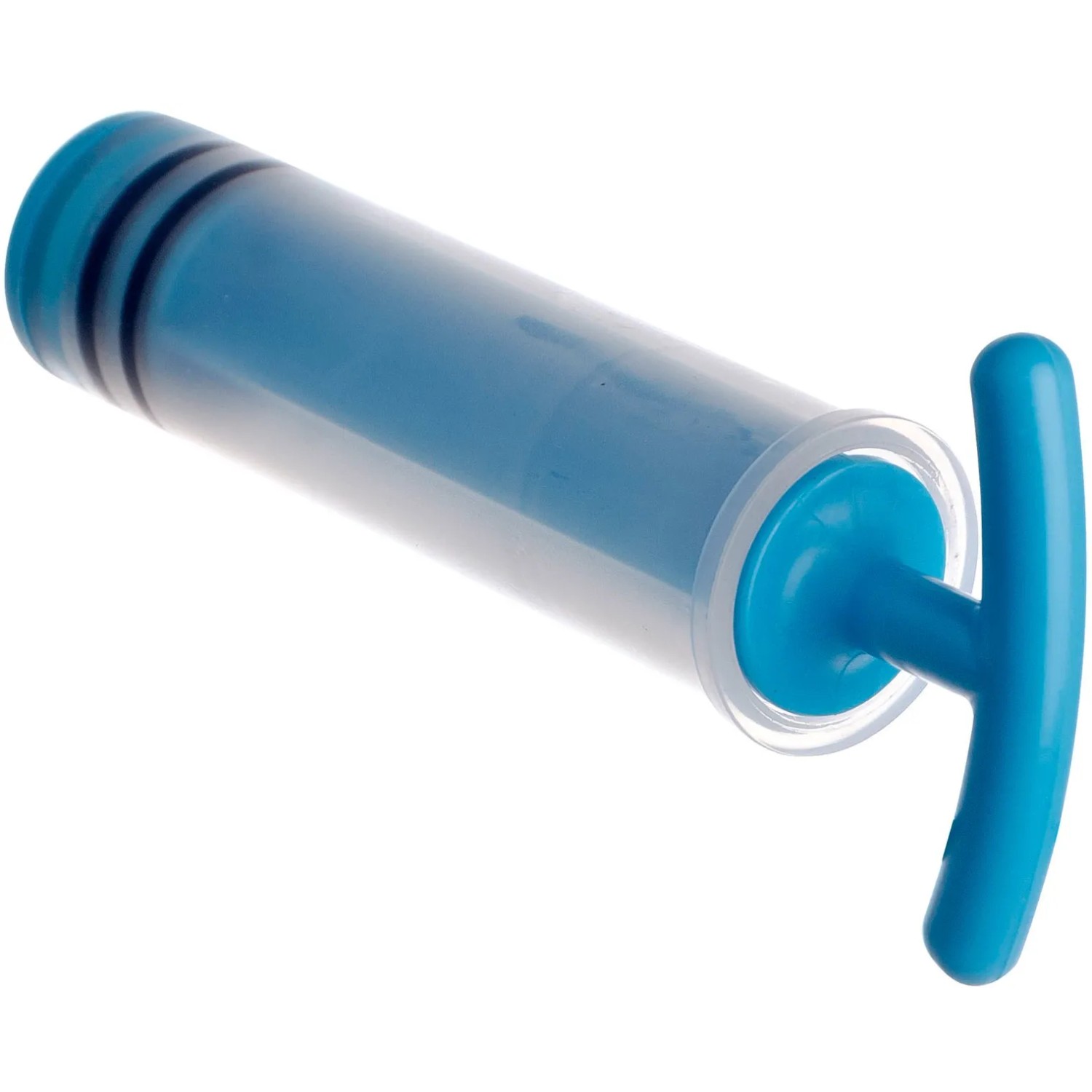 Blaue Vakuumpumpe für Wenko Vacuum-Loc Handtuchhalter zur Montage ohne Bohren.