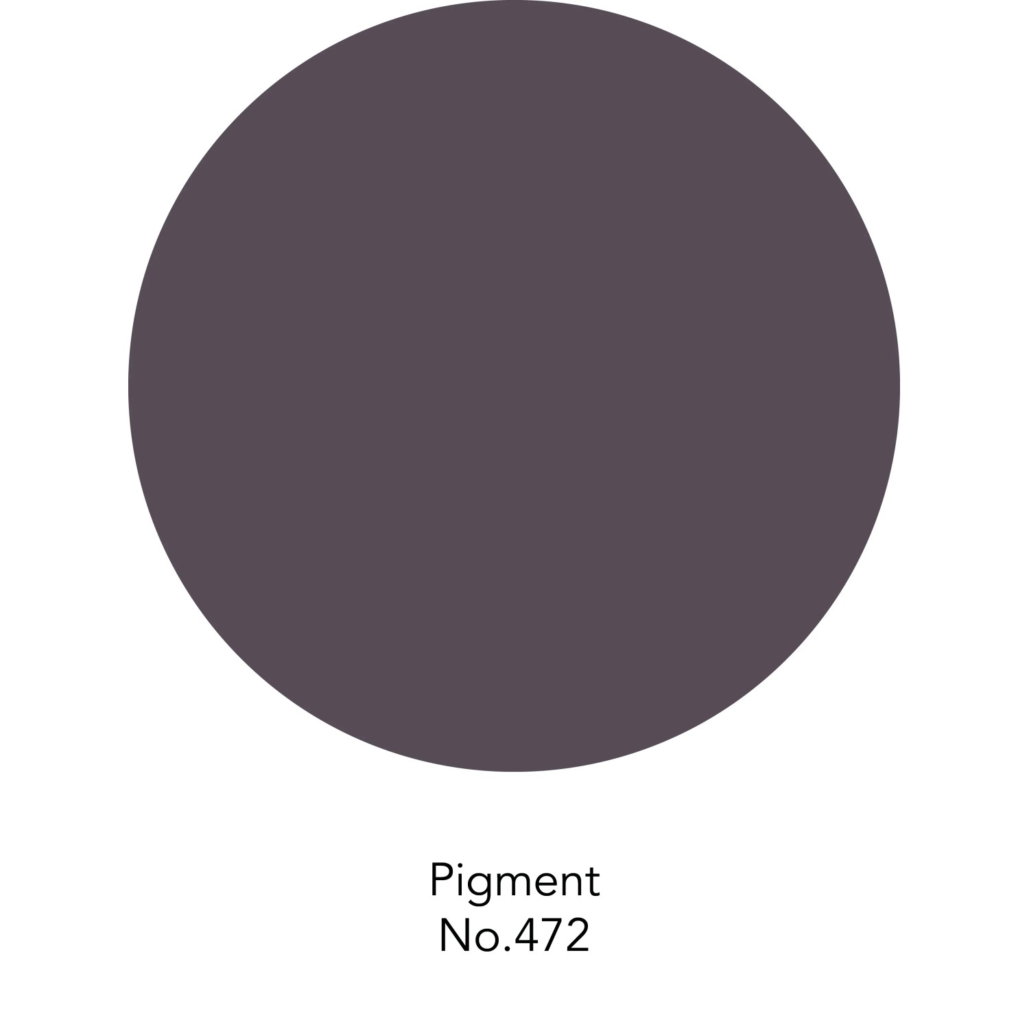 Farbmuster der ELLE DECORATION Wandfarbe Pigment No. 472, ein dunkler Lilaton.
