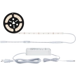 Paulmann LED-Power Strip Set, 3m, dimmbar, warmweiß, mit Trafo und Stecker.