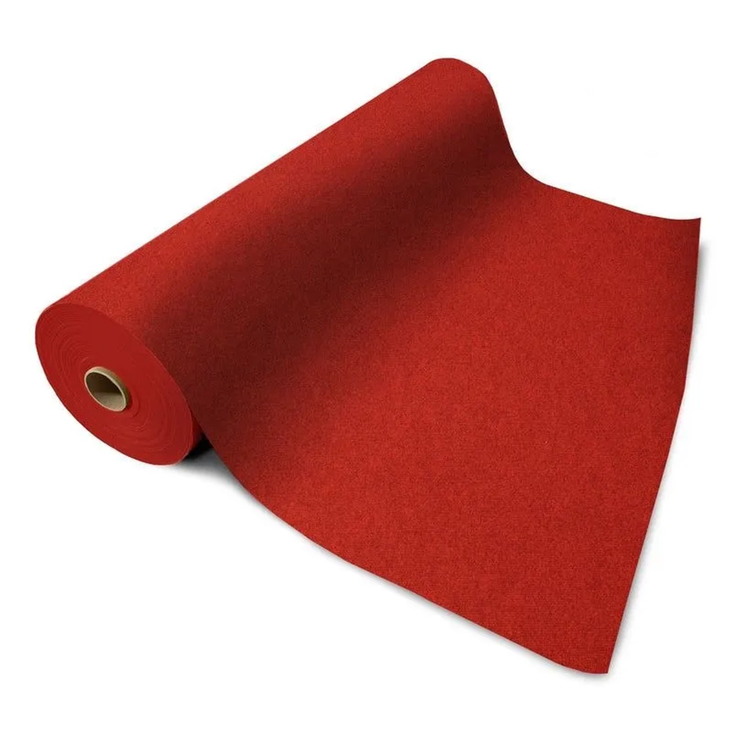 Floordirekt Messeteppich Sintra Pflegeleichter Gangläufer Rot Meliert 100 x 700 cm