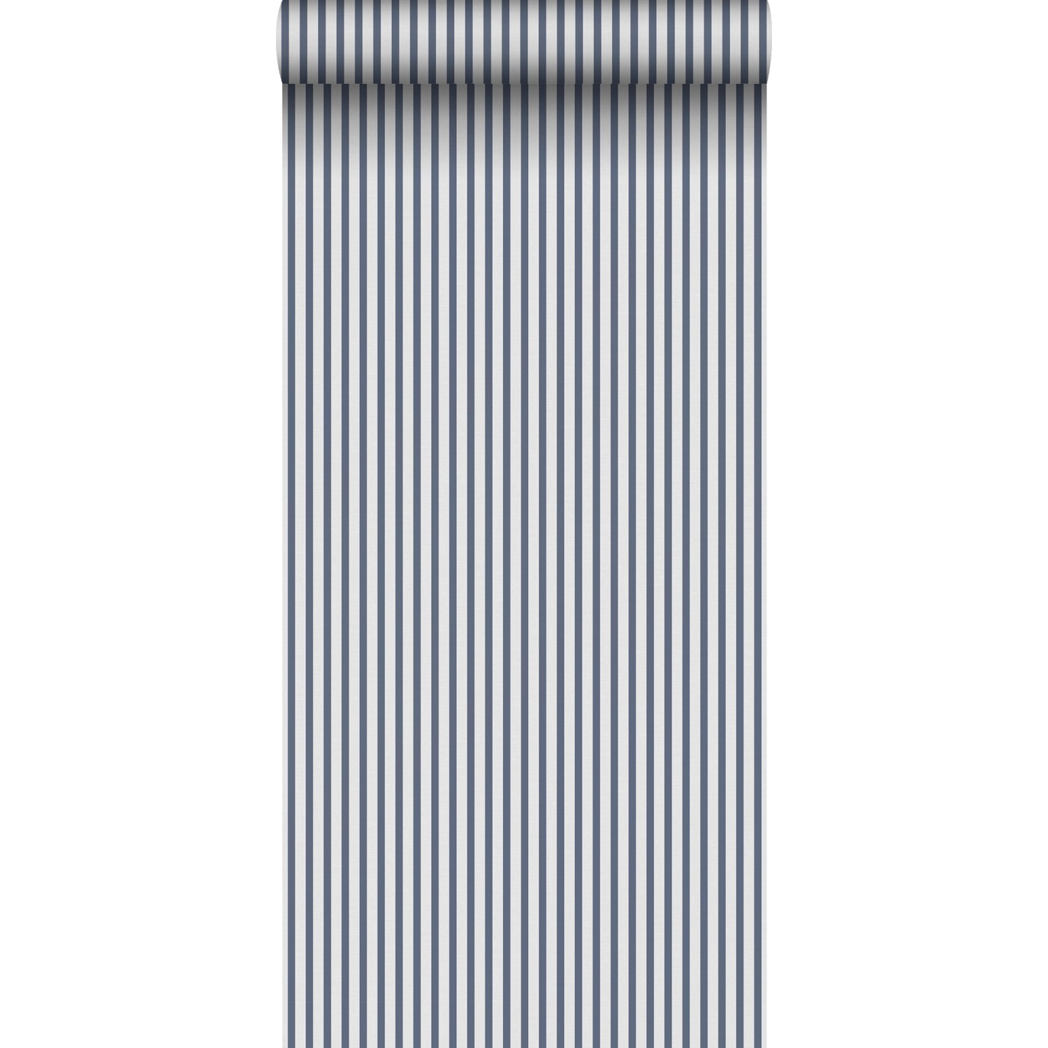 Sanders & Sanders Tapete Streifen Dunkelblau Und Grau 53 Cm X 1005 Cm 64070 günstig online kaufen