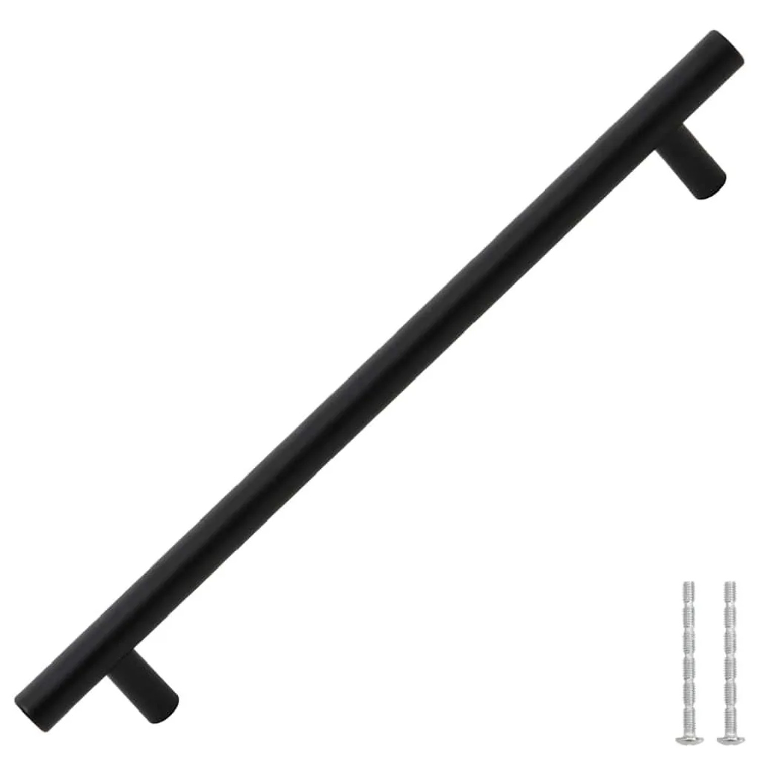 vidaXL Möbelgriffe 5 Stk Schwarz 192 mm Edelstahl 155368