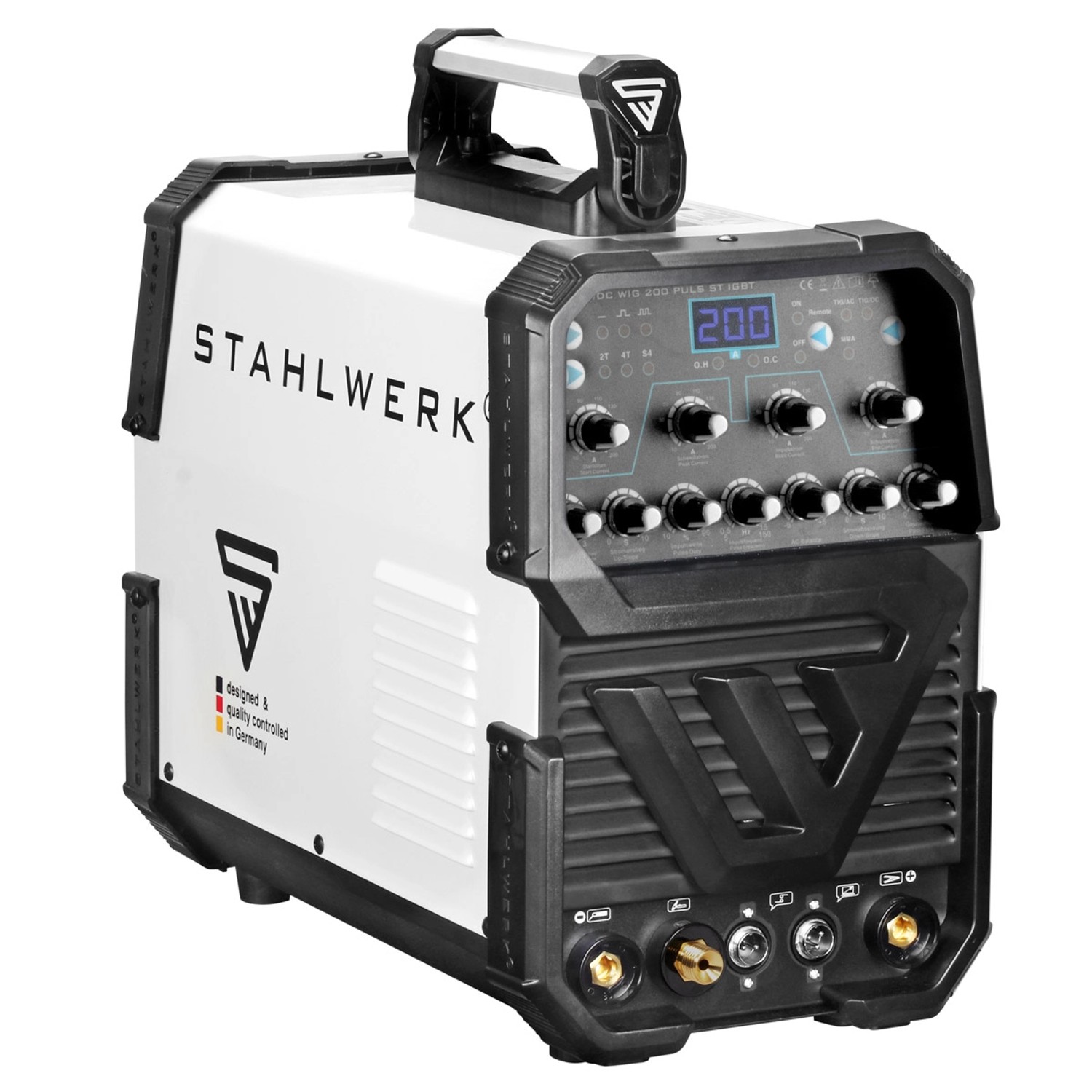 STAHLWERK MIG MAG 200 Puls Pro IGBT Saldatrice Combinata A Gas Inerte - Foto 8