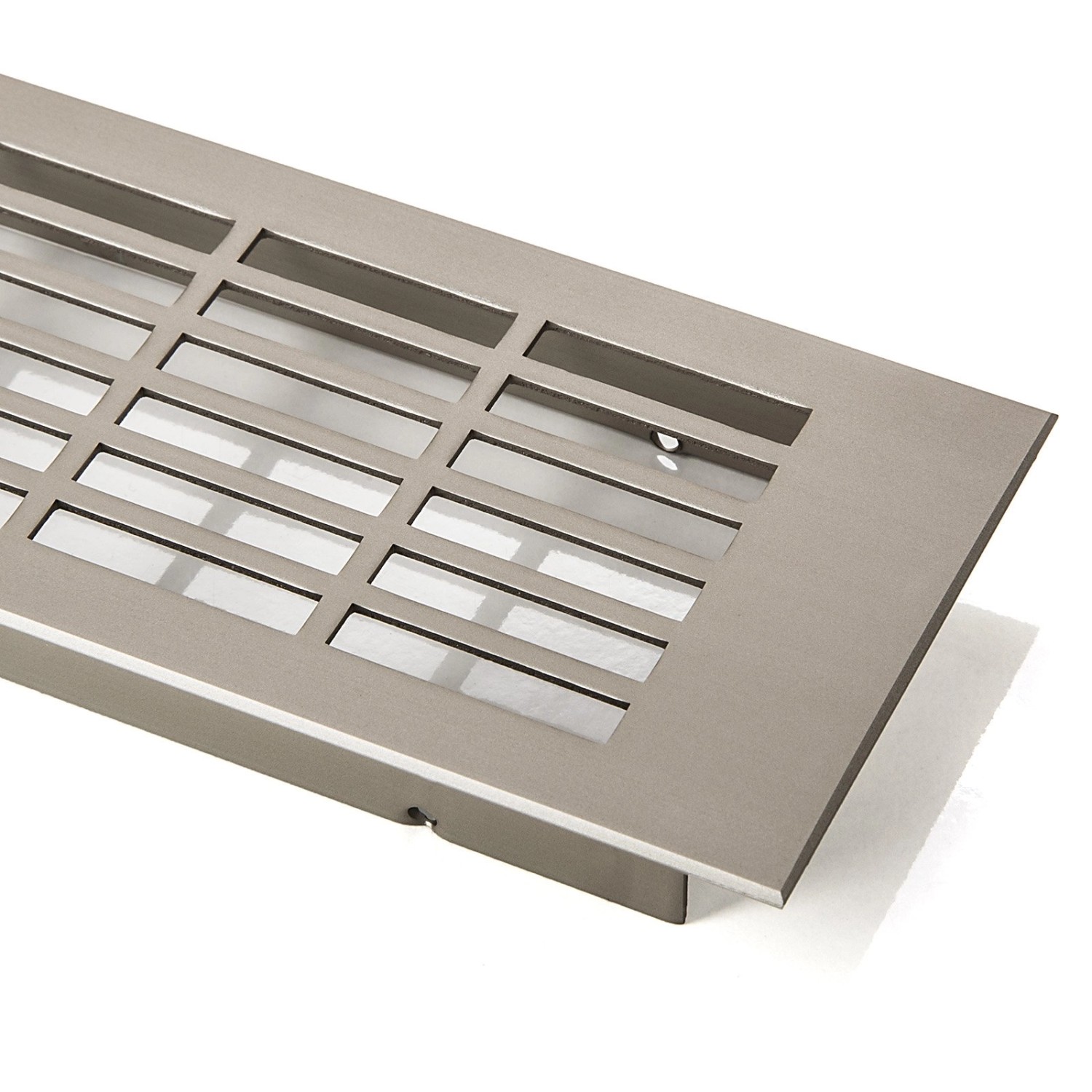 SOTECH Lüftungsgitter Lochung Eckig 250 mm Edelstahloptik