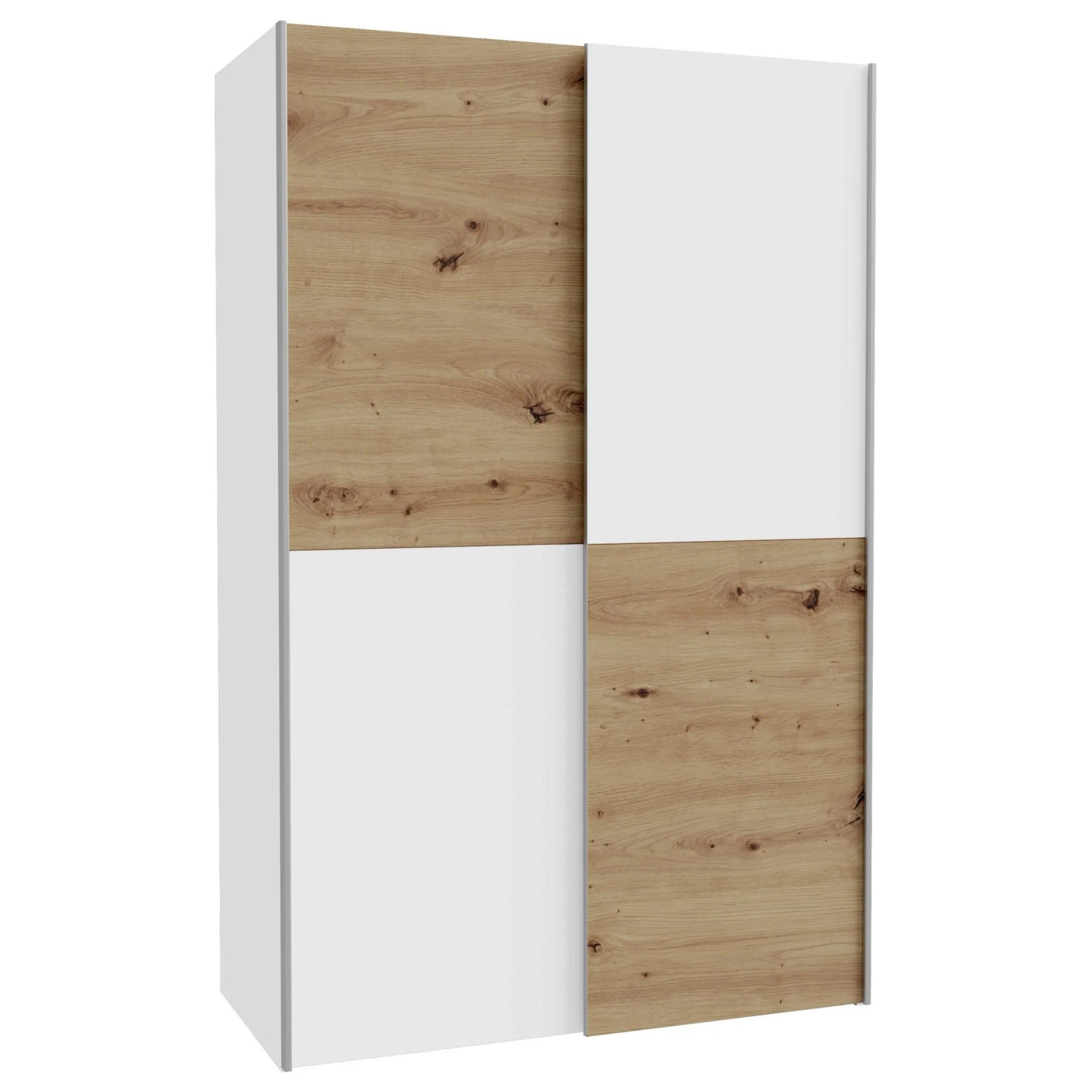 Mömax Schwebetürenschrank Ohio in Weiß ca. 120x190,5x61,2cm