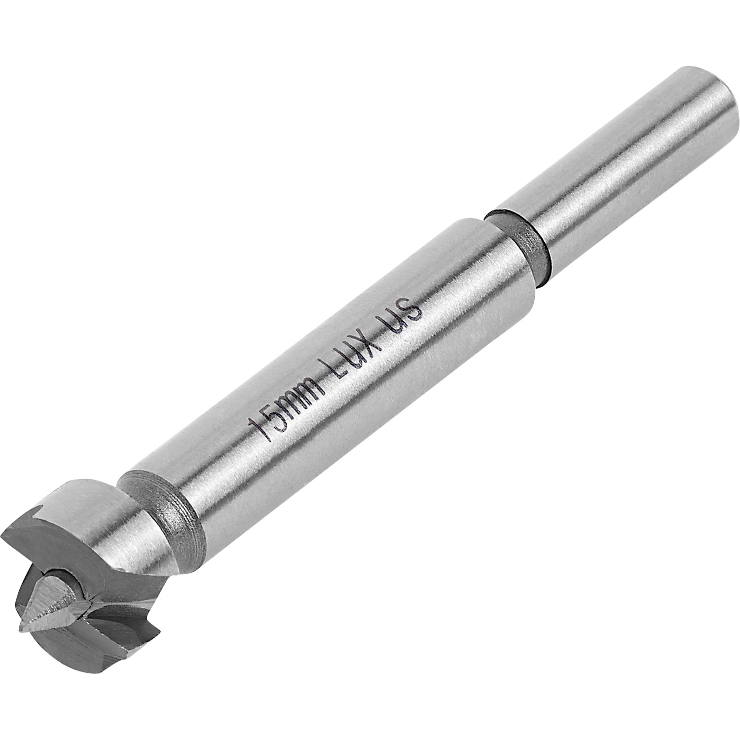LUX Forstnerbohrer Comfort, 15 mm Durchmesser, für präzise Holzarbeiten.