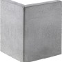 Grauer Winkel-Eckstein (60x40x40 cm) für Mauersysteme und Einfassungen.