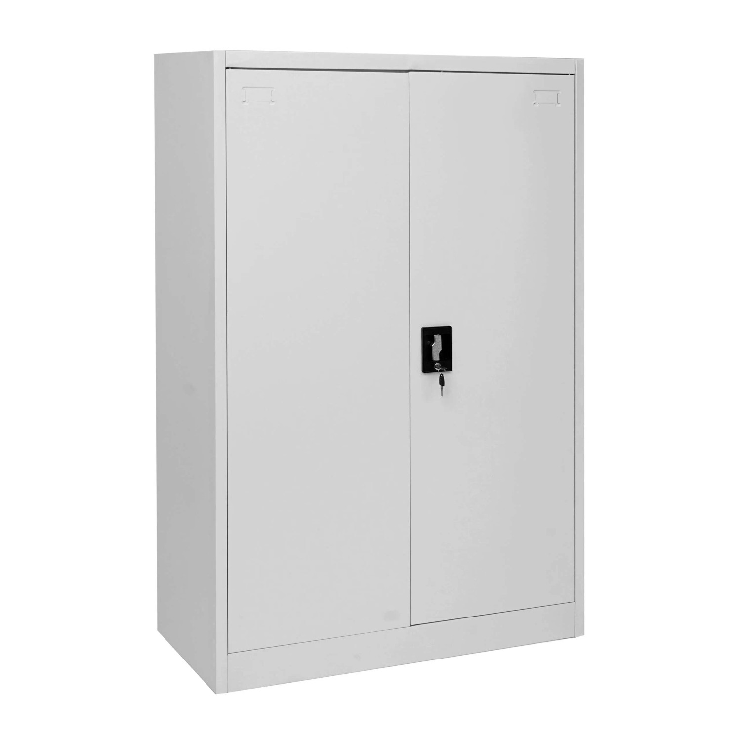 Mcw Aktenschrank H17 2 Türen Abschließbar Metall 140x90x40cm Grau