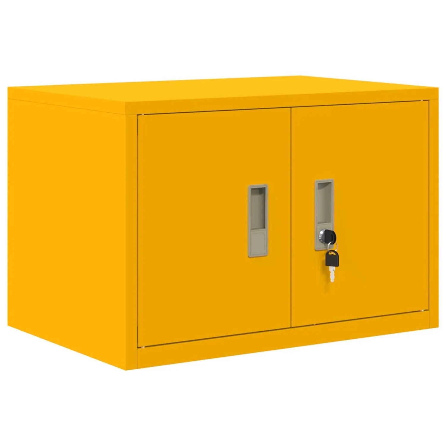 vidaXL Aufbewahrungsschrank Senfgelb 60 x 40 x 40 cm Stahl 891715