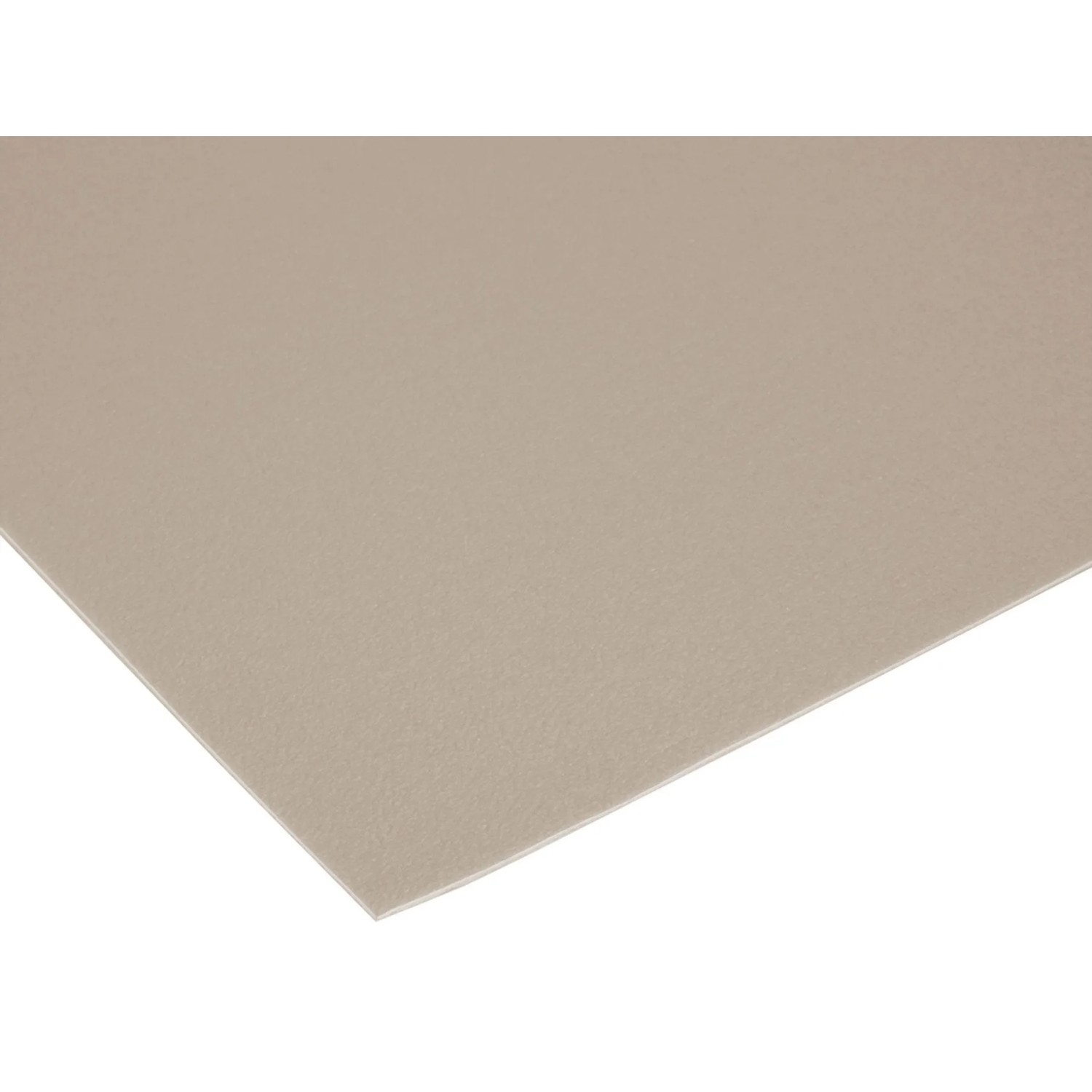 Grauer, unifarbener Primaflor PVC Expotop Bodenbelag. Strapazierfähig, schalldämmend und für Fußbodenheizung geeignet.