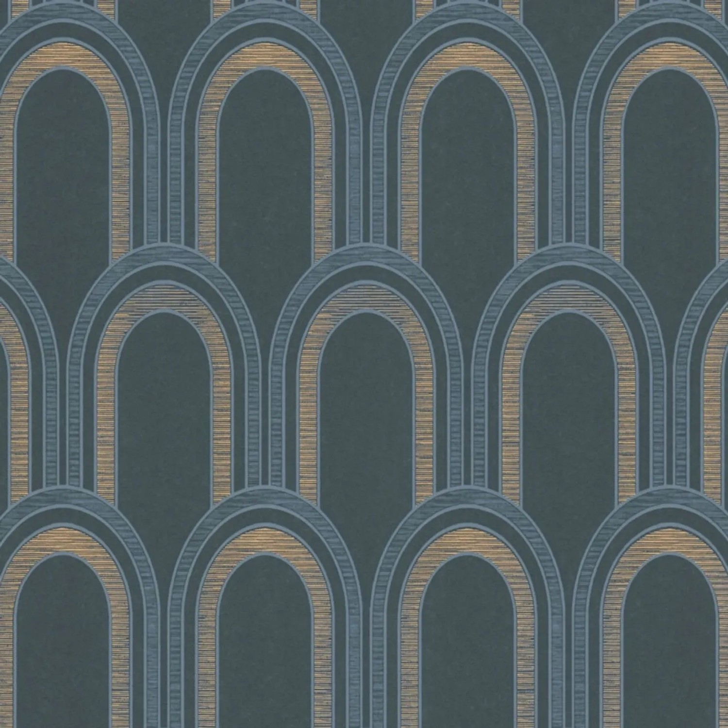 Tadessi Tapete Art Deco M1-No.4452 Vliestapete in Blau