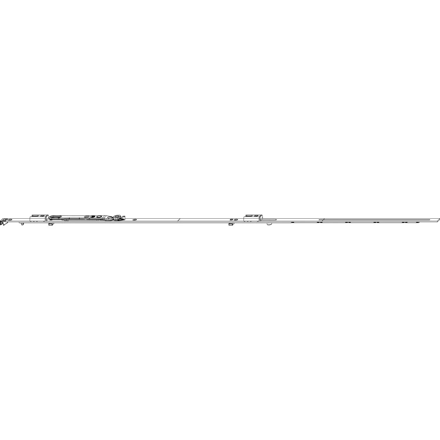 Macomm Stulpflügelgetriebe Fix iS Eh Beschlagsnut Flügelfalzhöhe 1091-1340mm