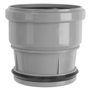 Airfit PP-Steckmuffe DN 110/110 für HT und KG-Rohre, grau.