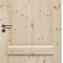 Radex Landhaus Zimmertür aus Kiefernholz, Rechtsanschlag, natürliche Holzoptik.