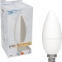 E14 LED-Lampe in Kerzenform C35, 4,9W, 470lm, warmweiß, mit Verpackung.