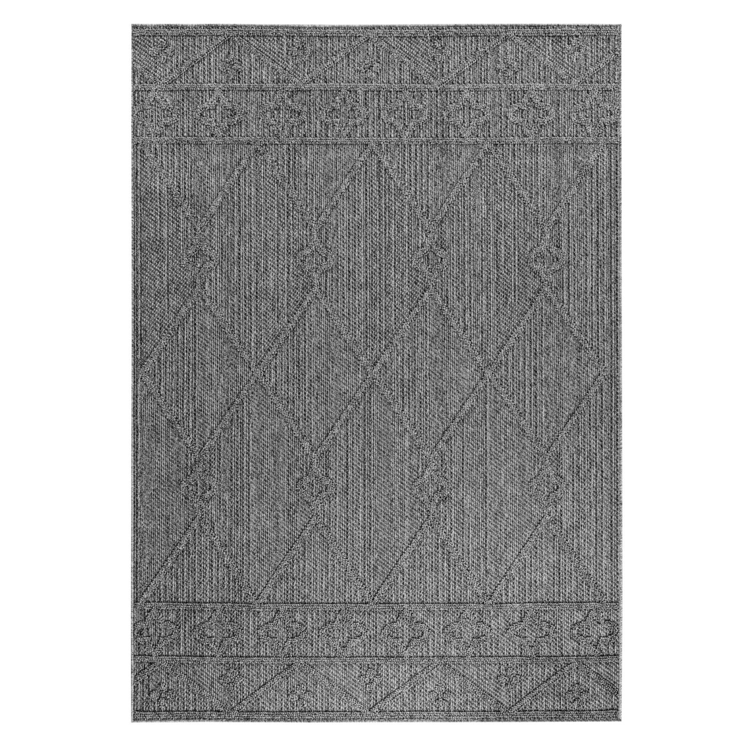 Thumbnail - Ayyildiz In- und Outdoor-Teppich Patara 4955 Grau 80 cm x 250 cm