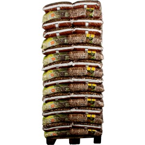 Palette OBI Pinienrinde Grob, 51 Säcke à 45 l, zur Beetabdeckung und Unkrauthemmung.