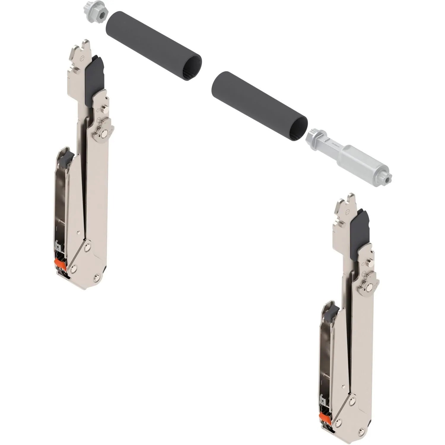 Blum Klappenbeschlag-Set Aventos Hl top 22L3500 Kh 340-390 mm für Kraftspeicher