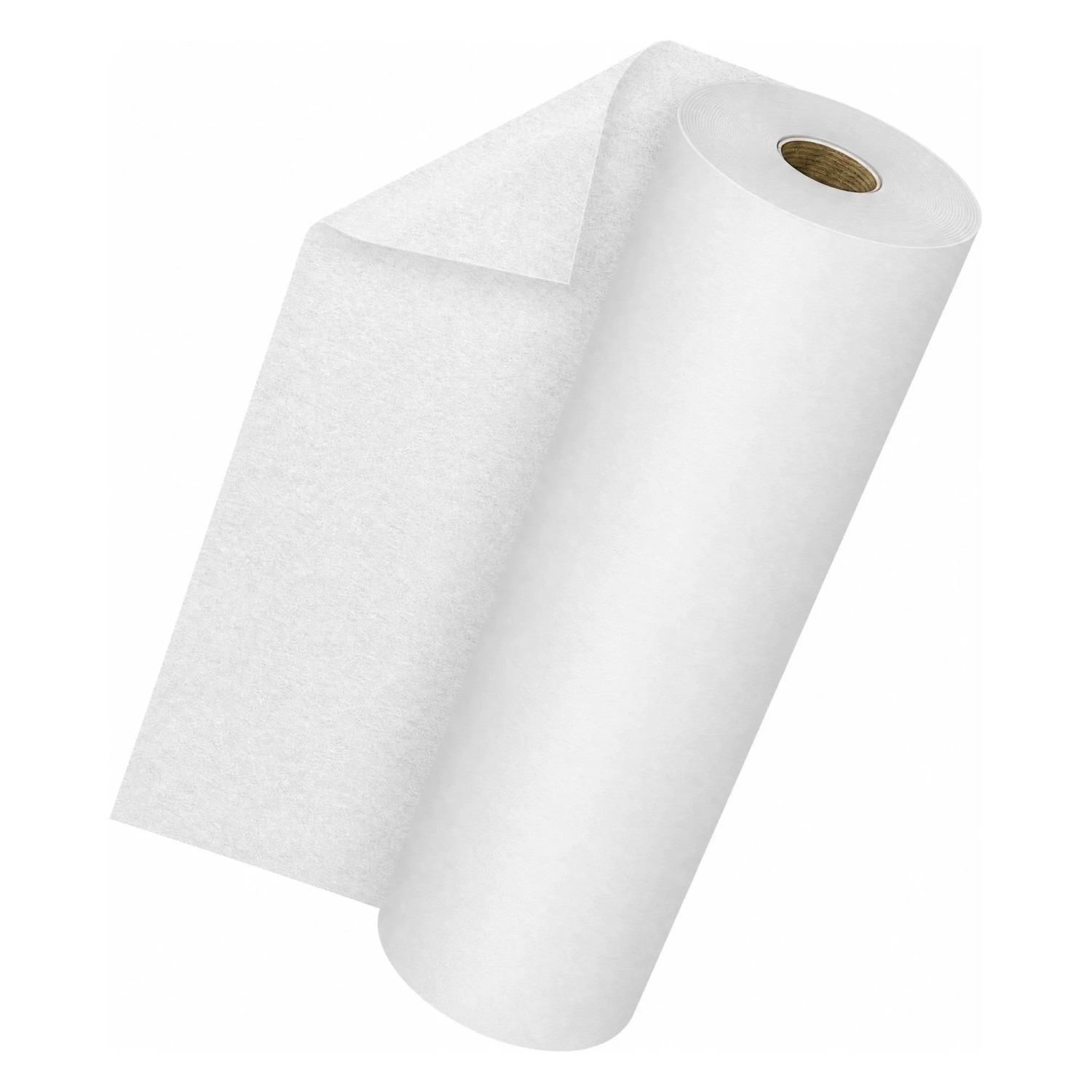 KESSER Vlies Tischläufer Wasserabweisend Abwaschbar 30 cm x 25 m Weiß