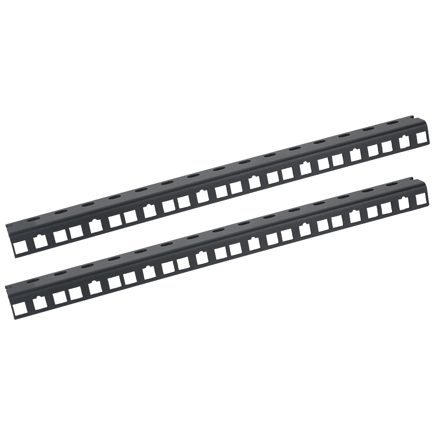 HMF 66808 Rackschiene für Serverschrank 2 Stück 10 Zoll 8 HE Schwarz günstig online kaufen