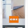 OBI Türdichtschiene Standard, braun, für Türdichtungen gegen Zugluft und Lärm.