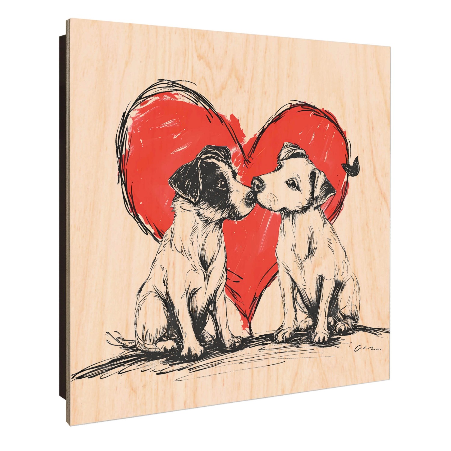 Banjado Großer Schlüsselkasten Holz 30x30cm Schwarz Scharnier Links 50 Hake günstig online kaufen