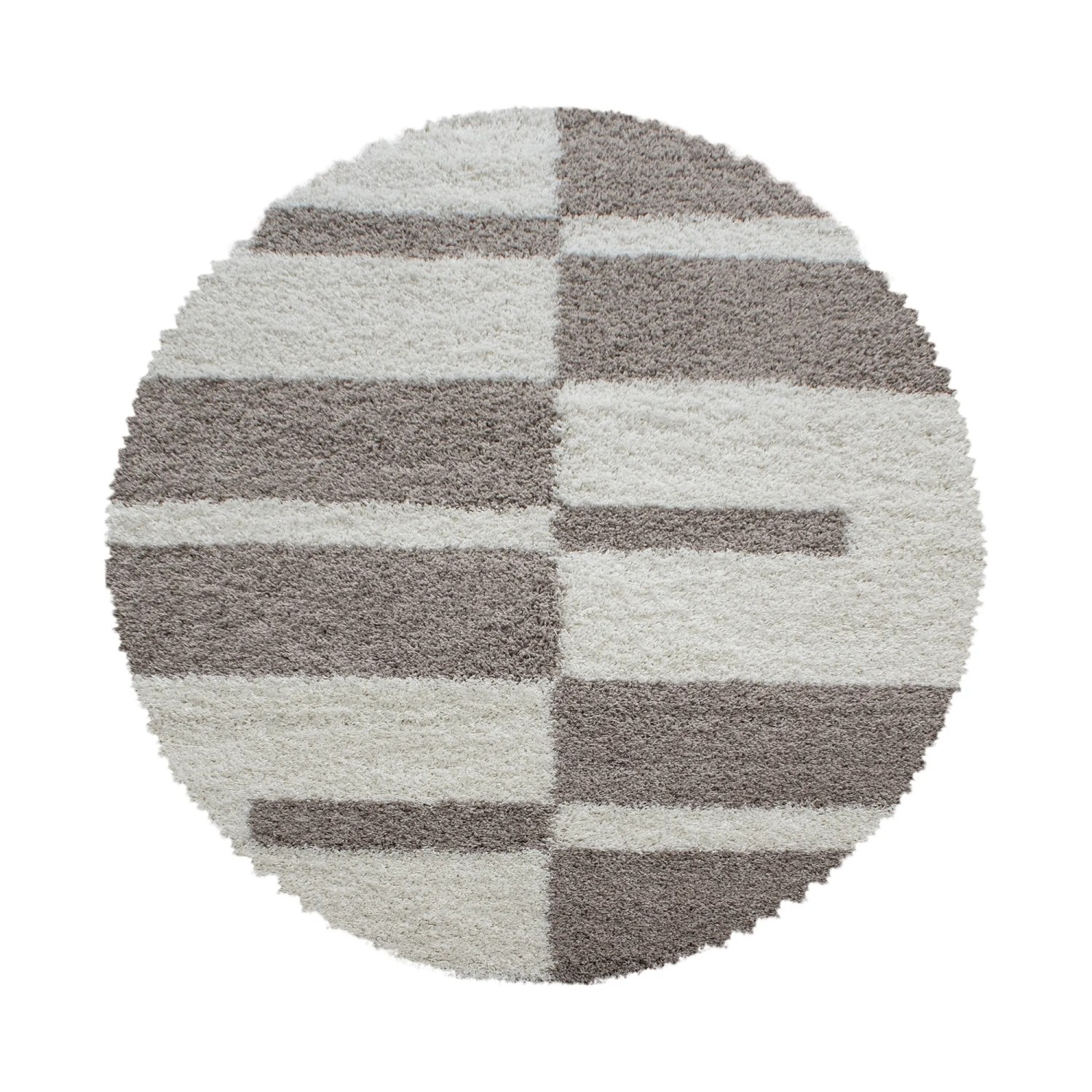 Ayyildiz Hochflorteppich Gala 2505 Beige Ø 120 cm