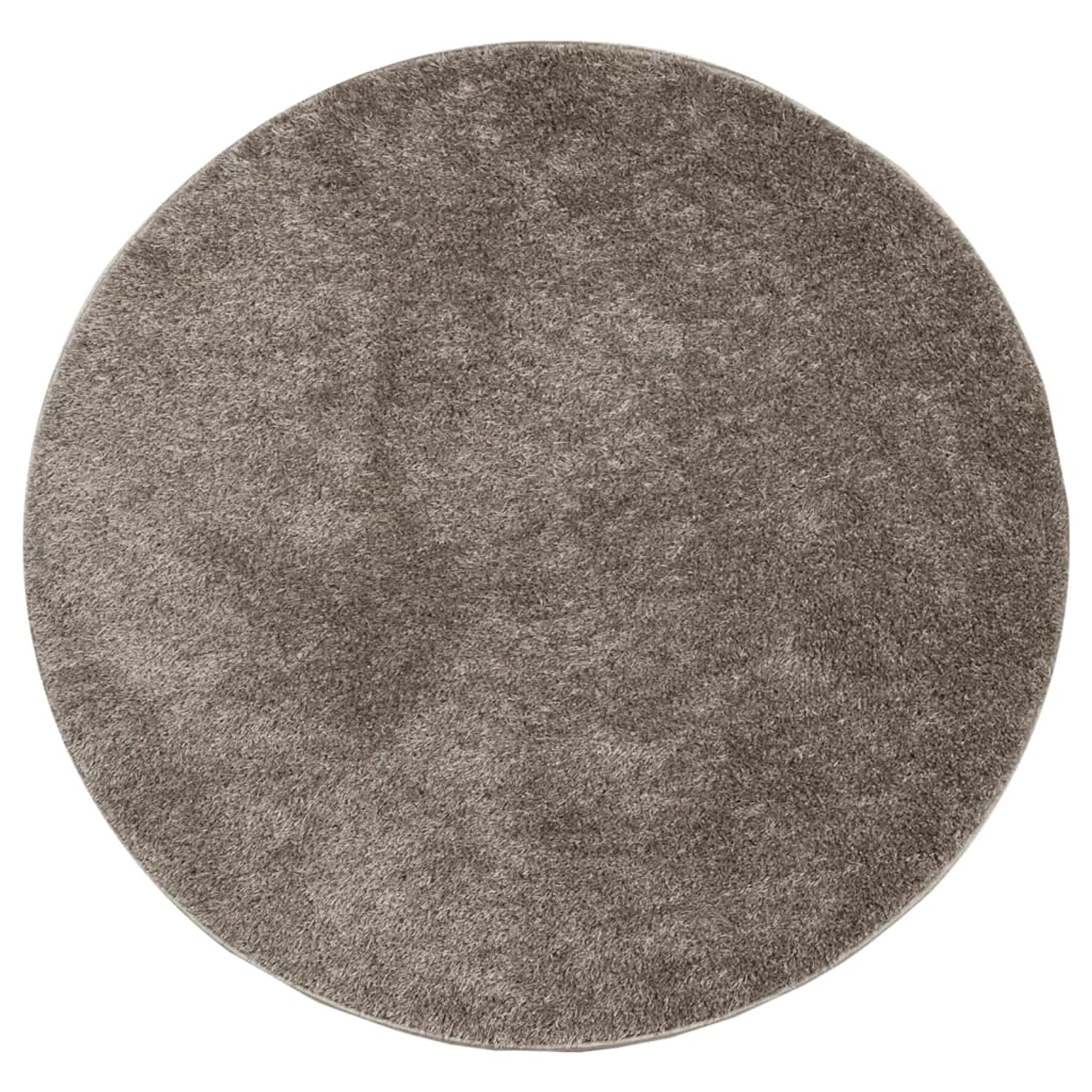 vidaXL Teppich Istan Hochflor Glänzend Grau  160 Cm 1931435 günstig online kaufen