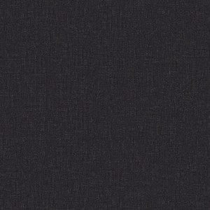 Nahaufnahme der schwarzen, glänzenden Uni-Tapete mit leichter Struktur von PROFHOME.