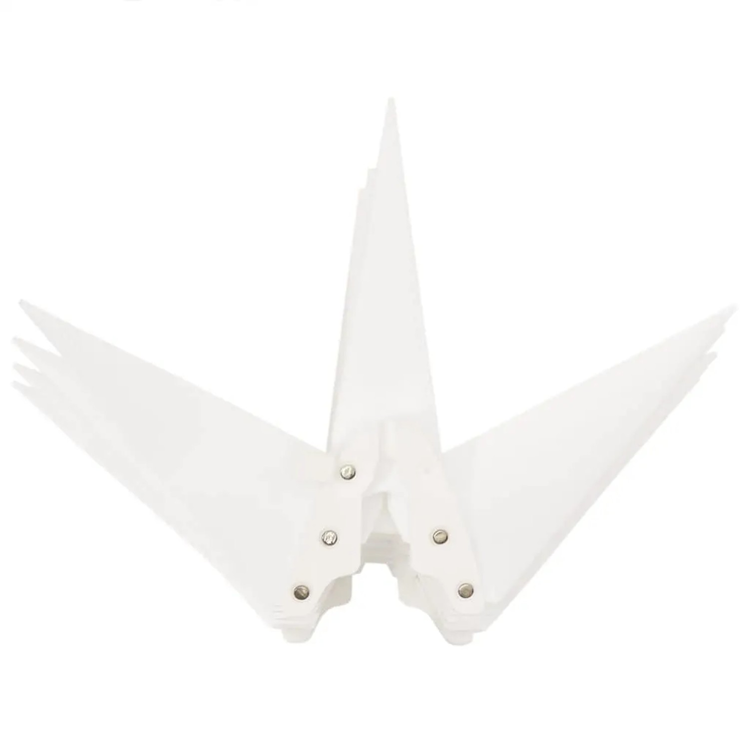 vidaXL LED-Weihnachtsstern Faltbar Weiß 57 cm 356188_8