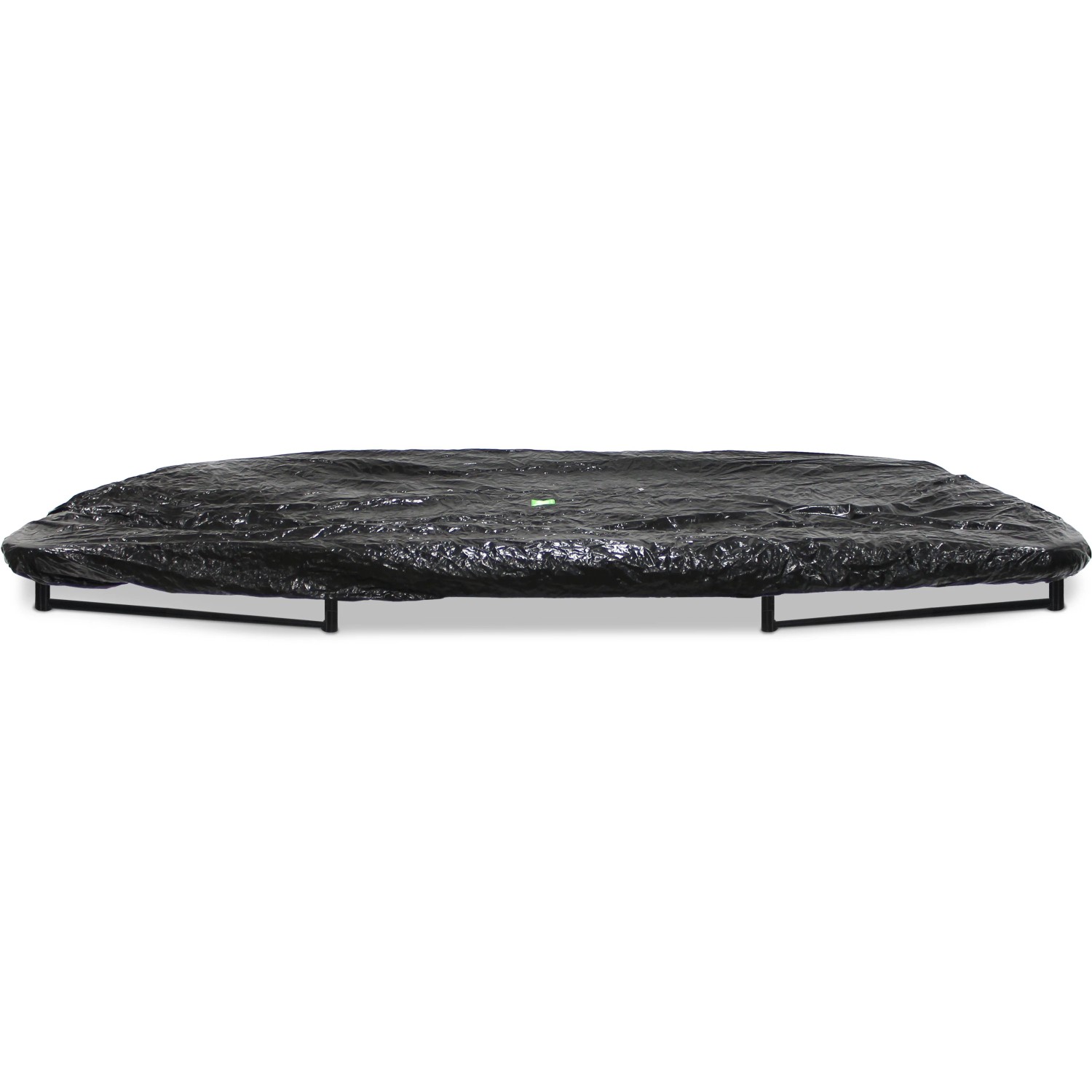 Schwarze EXIT Trampolin Abdeckplane, rechteckig, 214x305cm, zum Schutz vor Witterung und Schmutz.