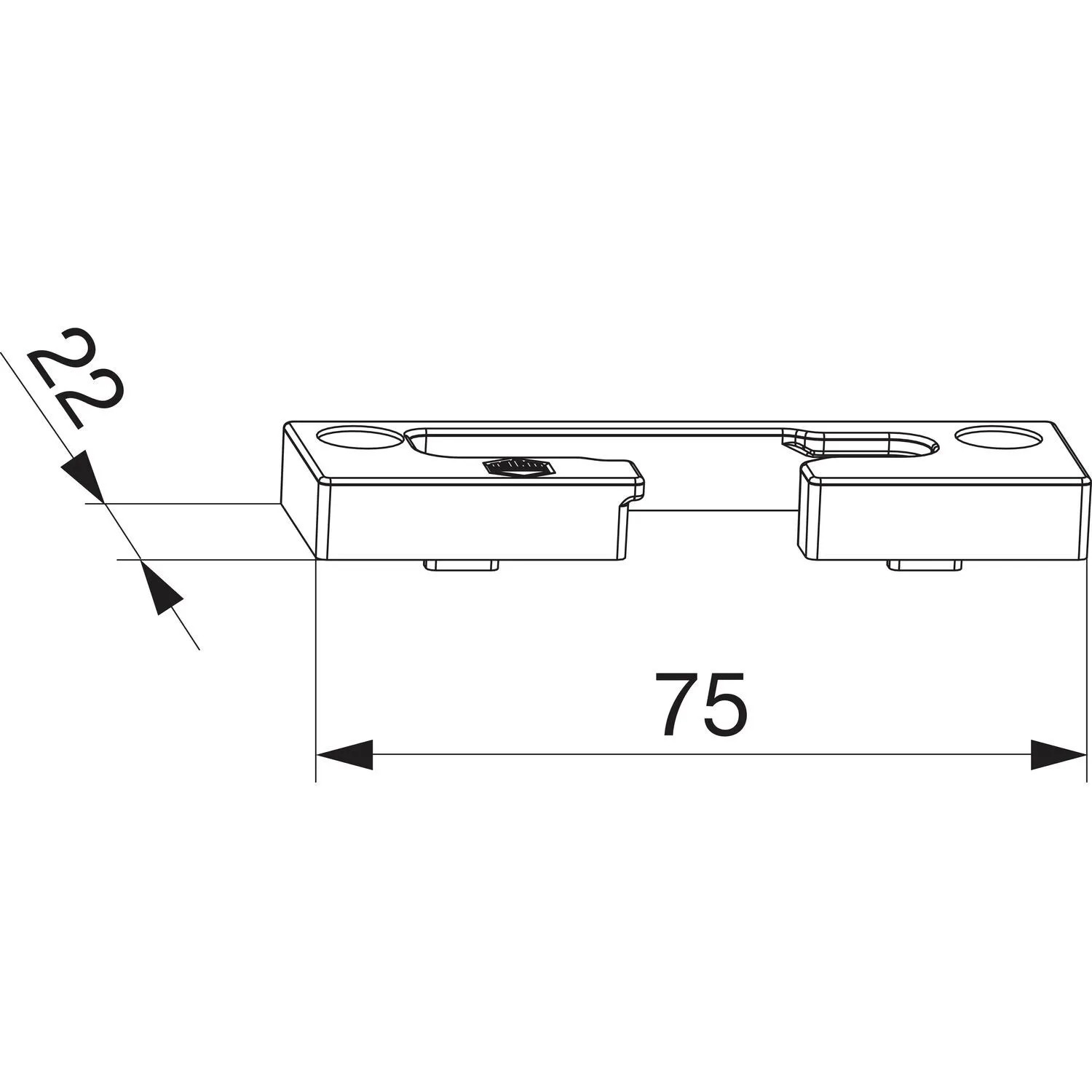 Maco Kippschließteil Pvc Bodenschwelle Gkg 12/20-13 Links Silber