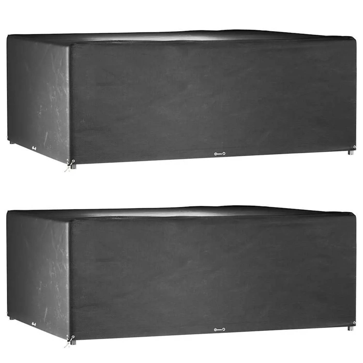 vidaXL Gartenmöbel-Abdeckungen 2 Stk 16 Ösen 300x250x90 cm Rechteckig 3155361