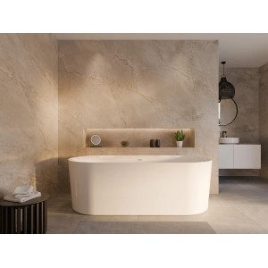 Ottofond Badewanne Mince Freistehend 170 cm Weiß