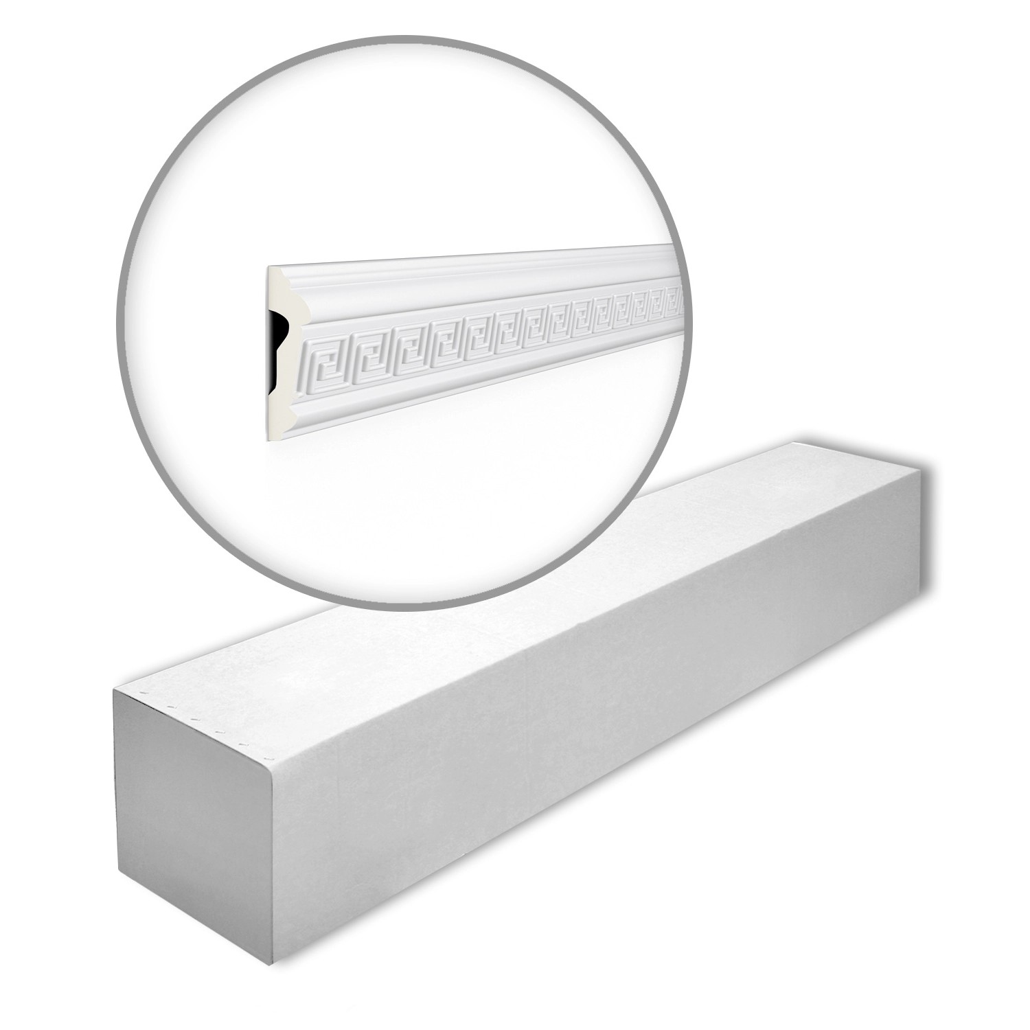 Thumbnail - NOEL & MARQUET NMC Z31-Box ARSTYL Wandleisten 1 Karton Set mit 20 Stuckleisten 40 m Weiß