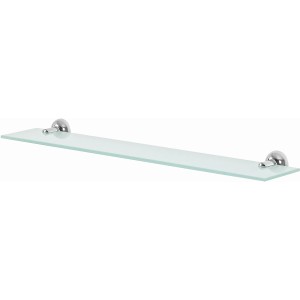 Spirella Badablage Campagne mit Glas und Chrombefestigung, für Badutensilien.