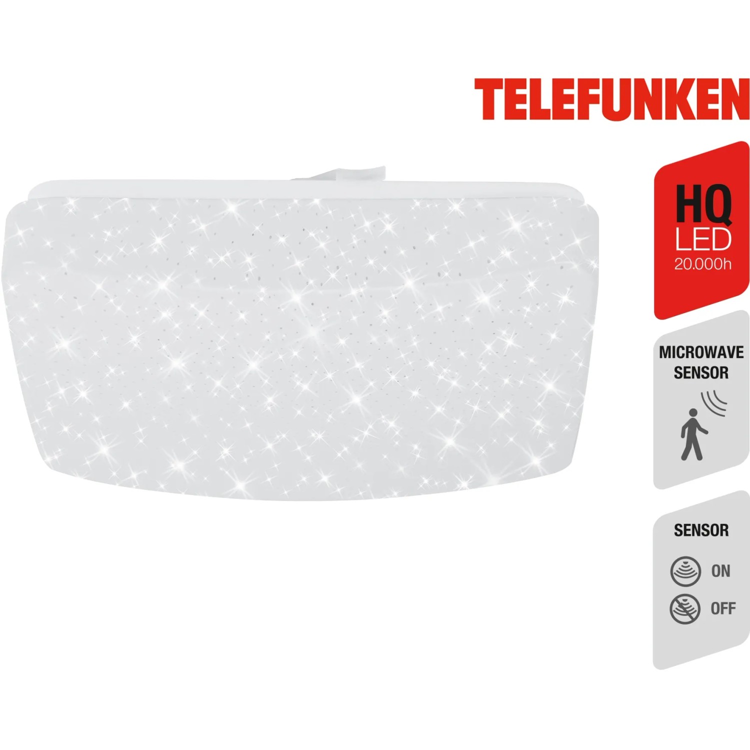 Telefunken LED-Deckenlampe Sterndekor