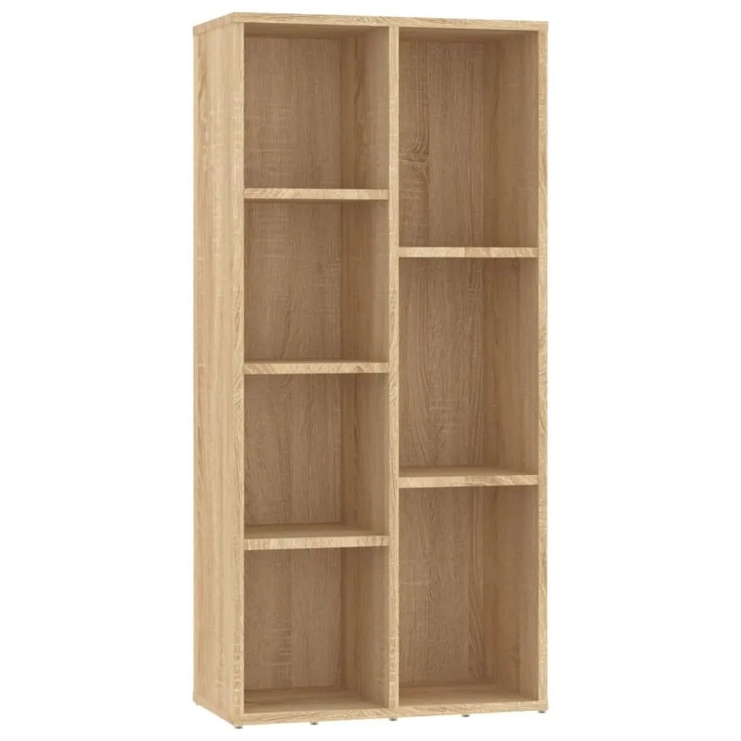 vidaXL Bücherregal Sonoma-Eiche 50x25x106 cm Holzwerkstoff 801110 günstig online kaufen