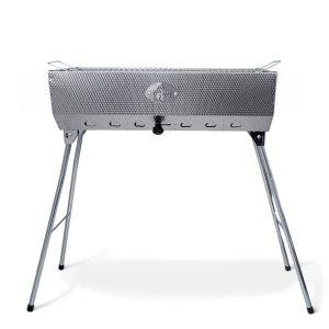 Grillpeter Mangal Taschkent Schaschlikgrill Edelstahl mit Grillrost