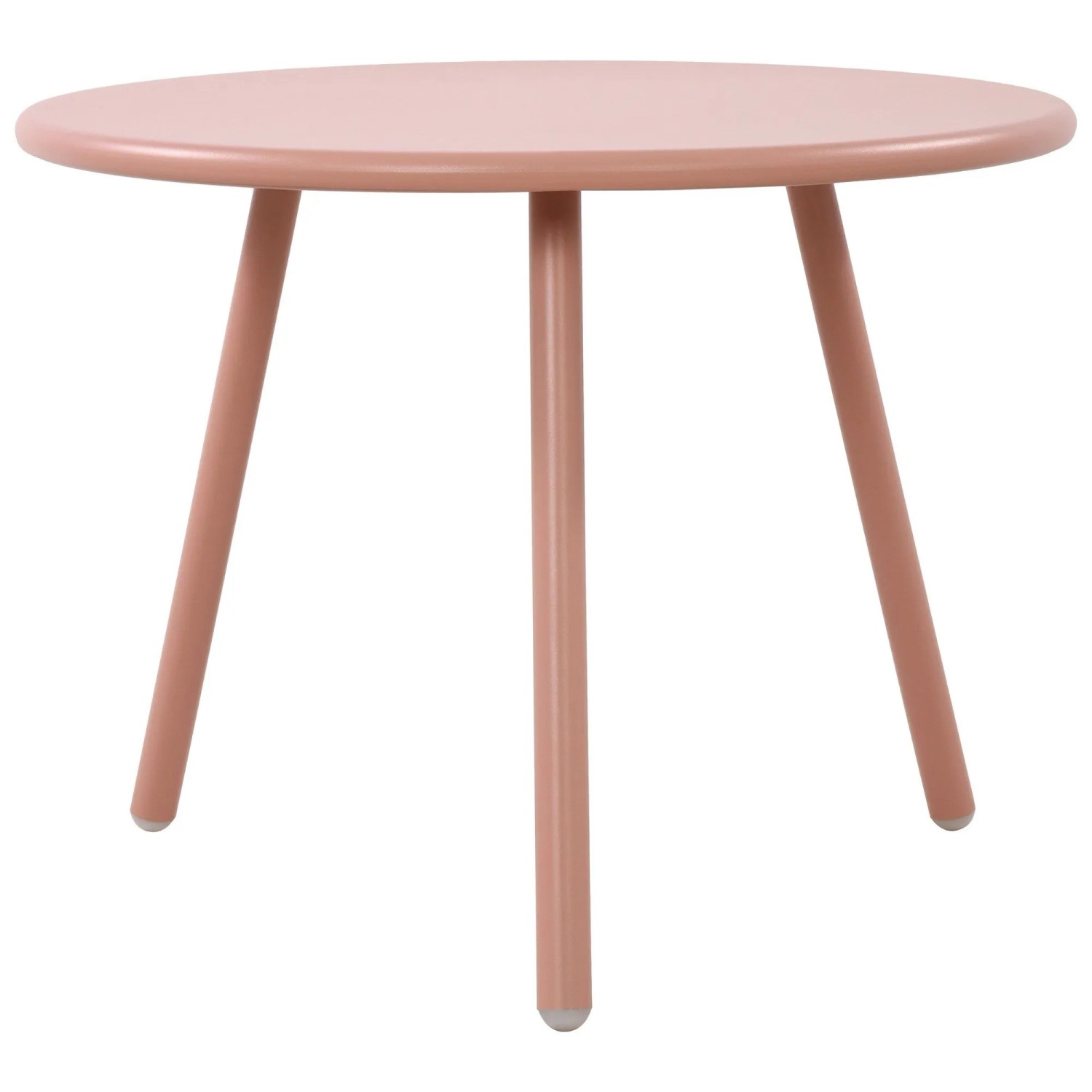 DELUKE Couchtisch NENIM Kunststoff Pink 60x60x45cm Sofatisch Rund Beistelltisch Wohnzimmertisch Klein