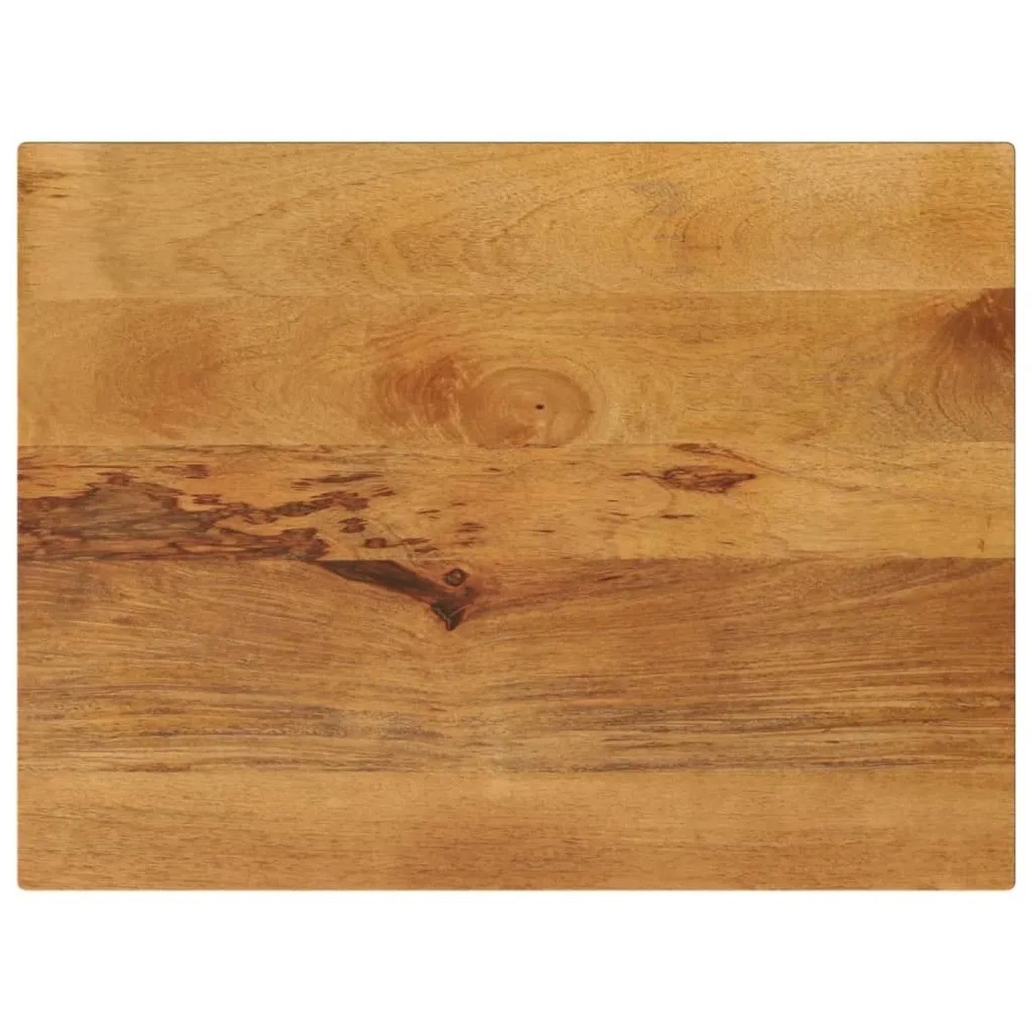 vidaXL Tischplatte 80x50x2,5 cm Rechteckig Massivholz Mango 371589