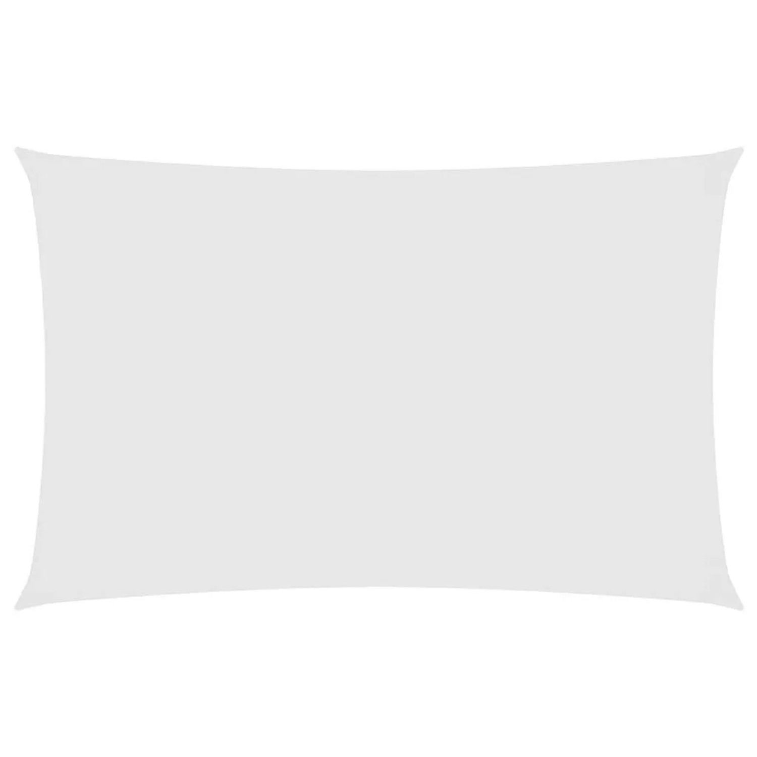 vidaXL Sonnensegel Oxford-Gewebe Rechteckig 6x8 m Weiß 135278