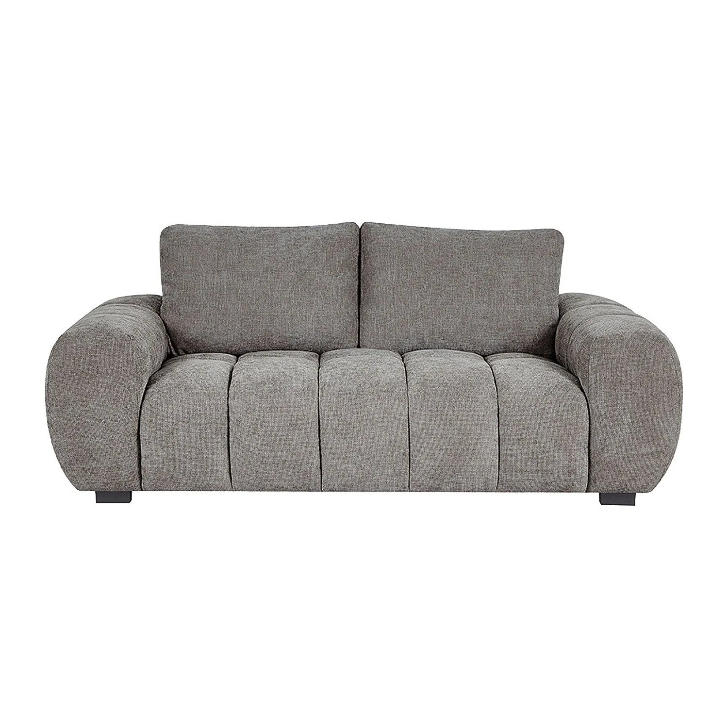 Vente-unique Sofa Ohne Schlafmöglichkeit Berenia Grau 196 cm