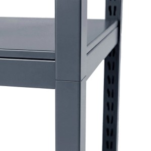 JAN NOWAK Schmales Metallregal JOHNNY 180 x 45 x 42 cm Anthrazit