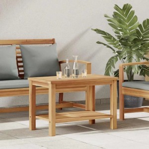vidaXL Couchtisch Braun 70 x 40 x 45 cm Teak-Massivholz 42002308