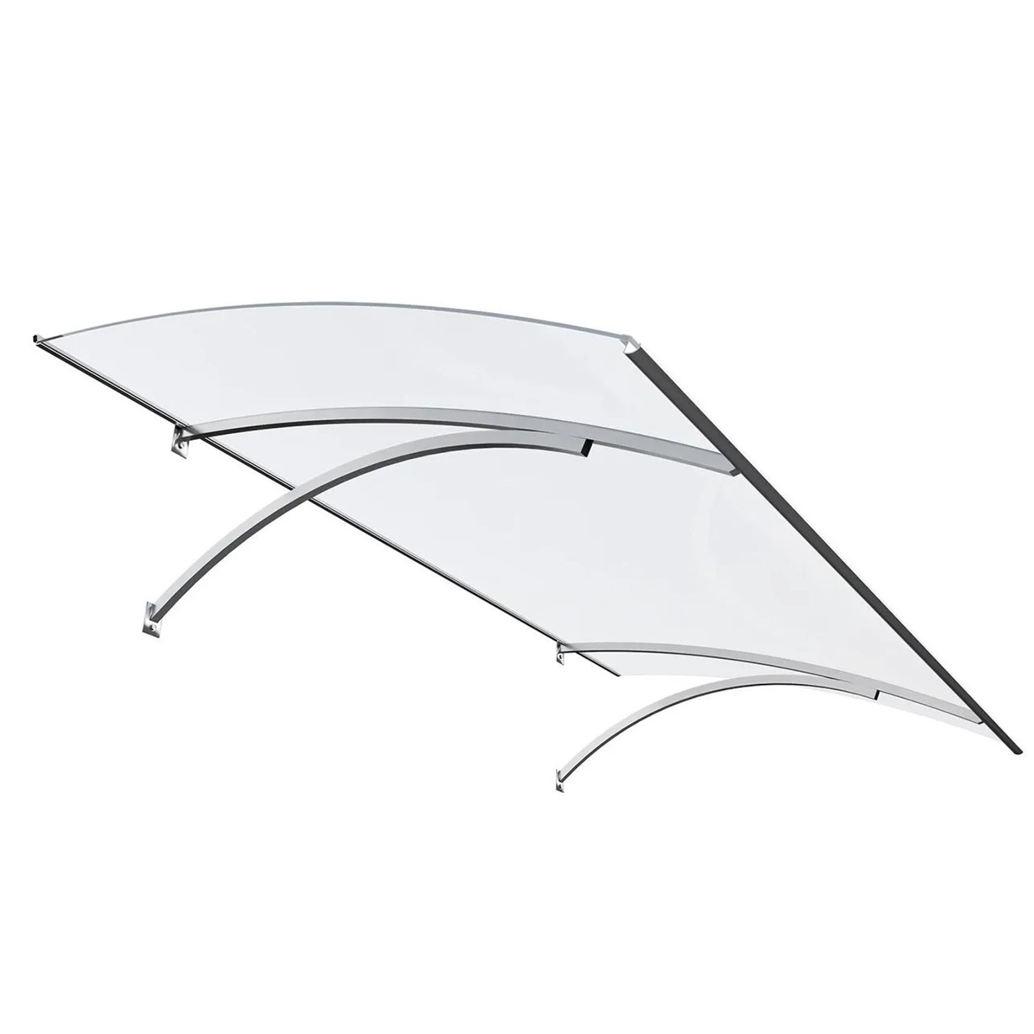 Roro Vordach V154 Edelstahl 160 cm x 85 cm x 25 cm