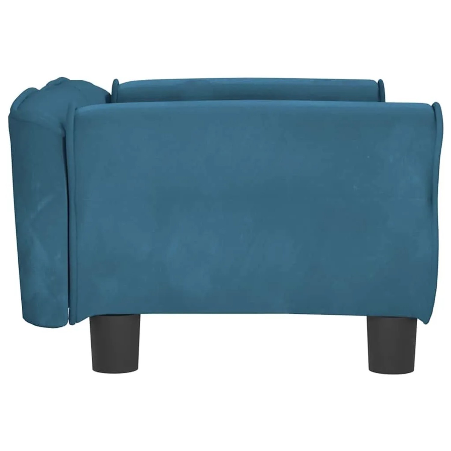 vidaXL Hundebett Blau 70x45x30 cm Samt 171824_4